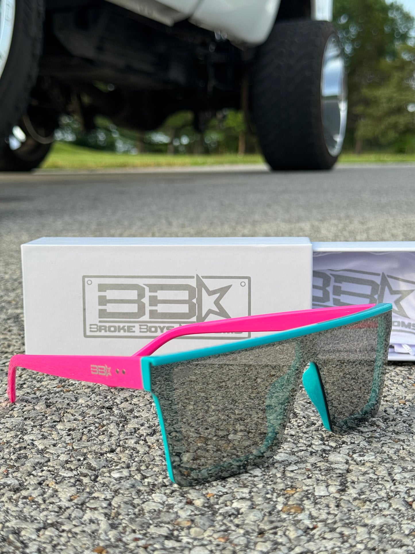 Silver Lens Blue & Pink Frame