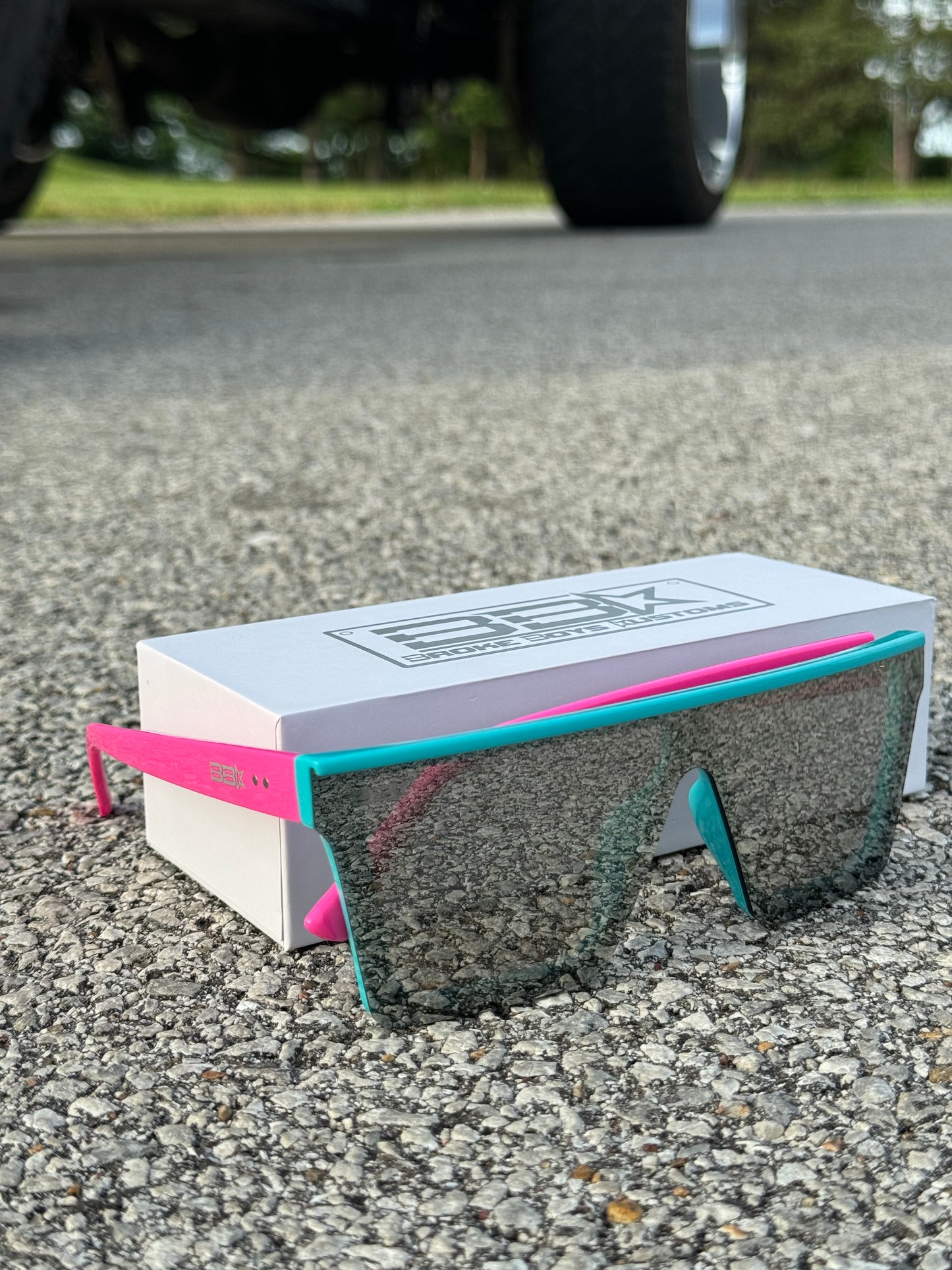 Silver Lens Blue & Pink Frame