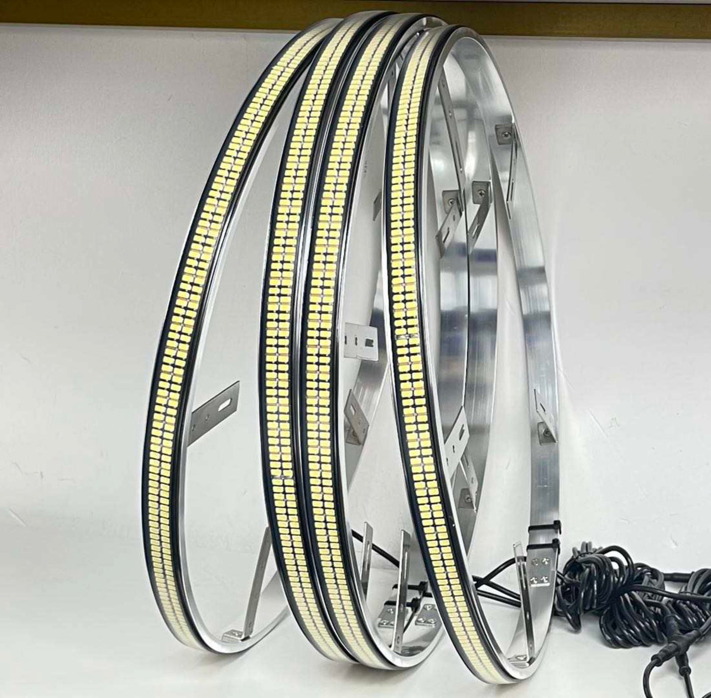 Double Row Pure White Wheel Light Kit