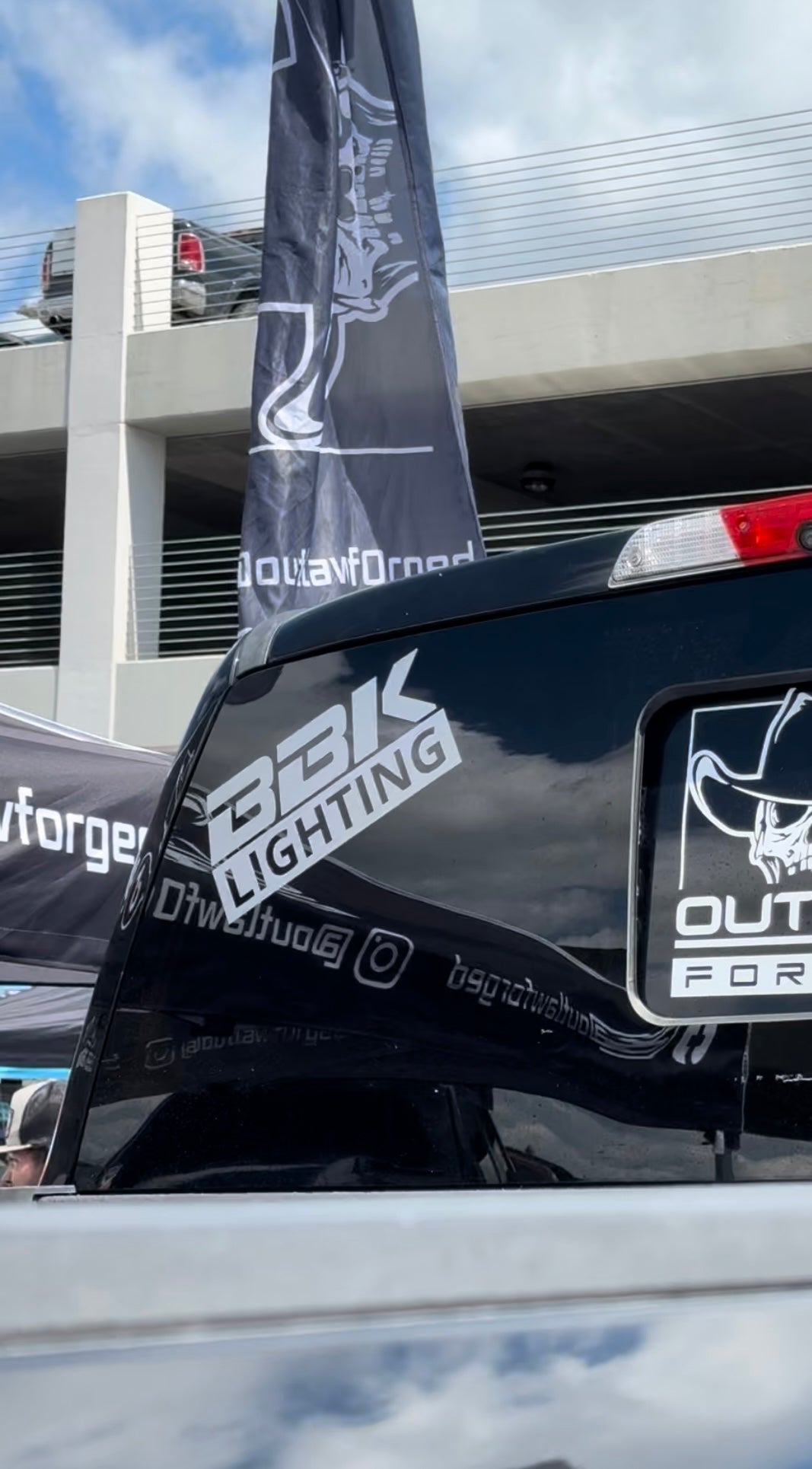 BBK lighting decal