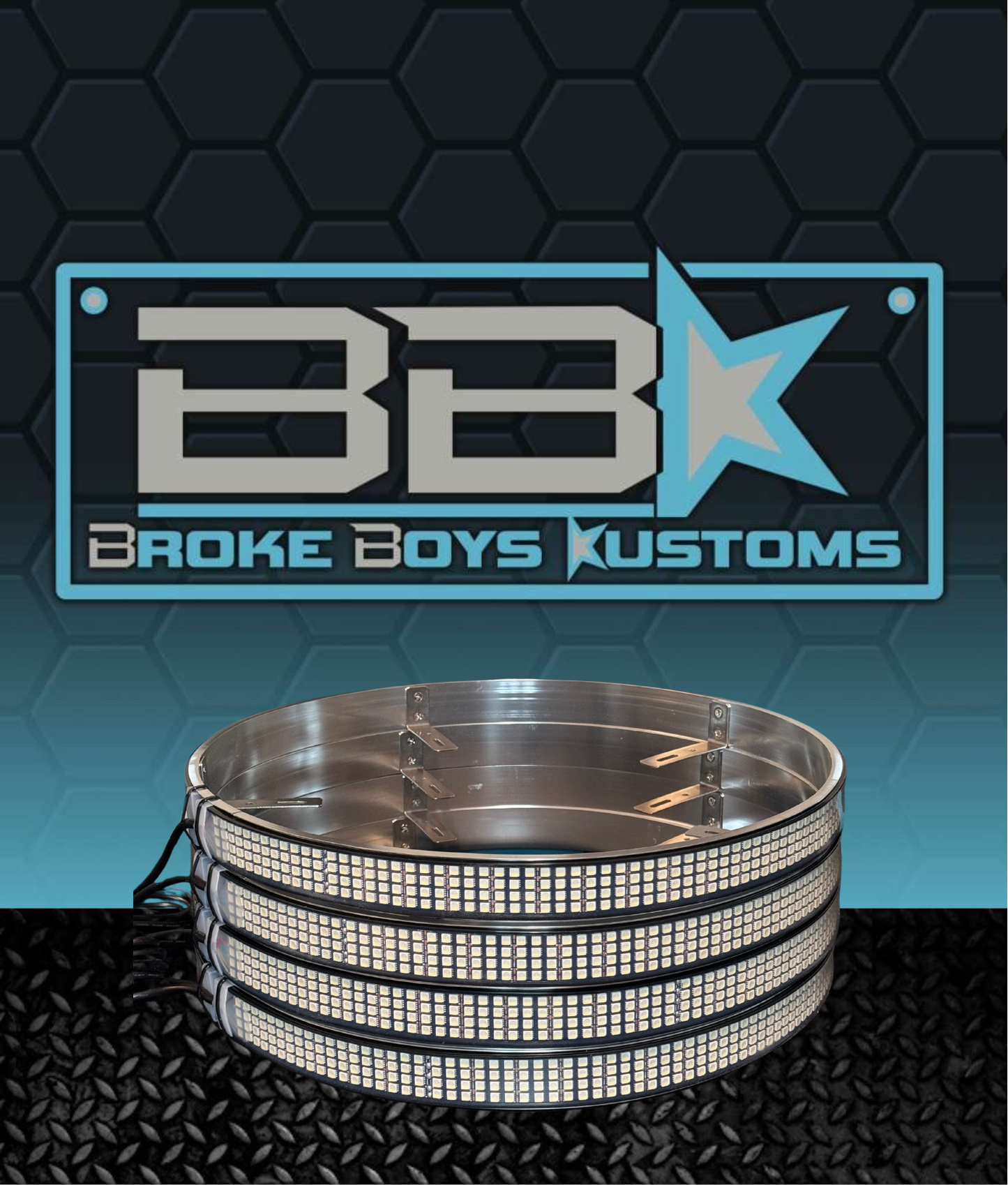 Quad Row RGBW Wheel Light Kit
