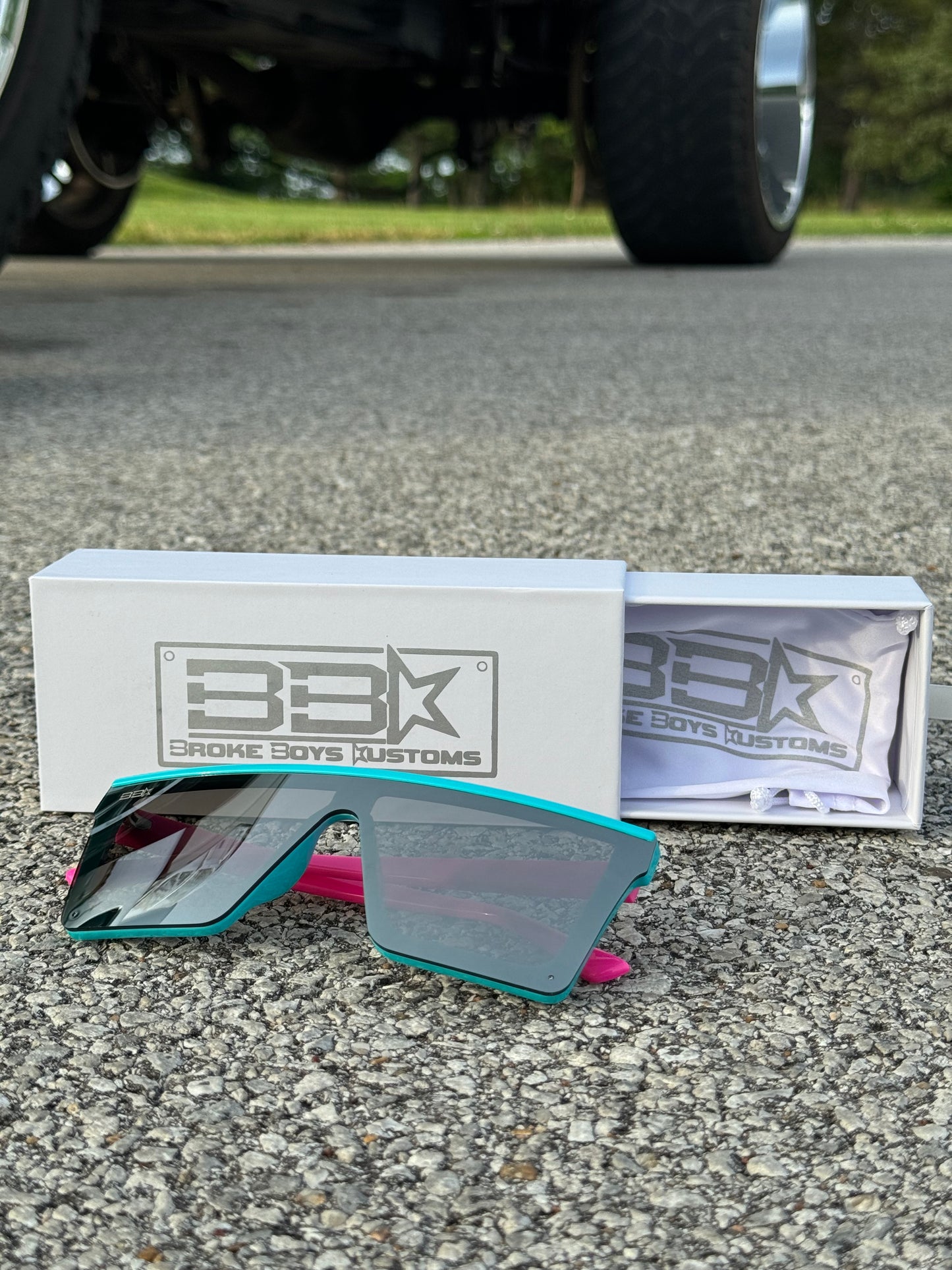 Silver Lens Blue & Pink Frame