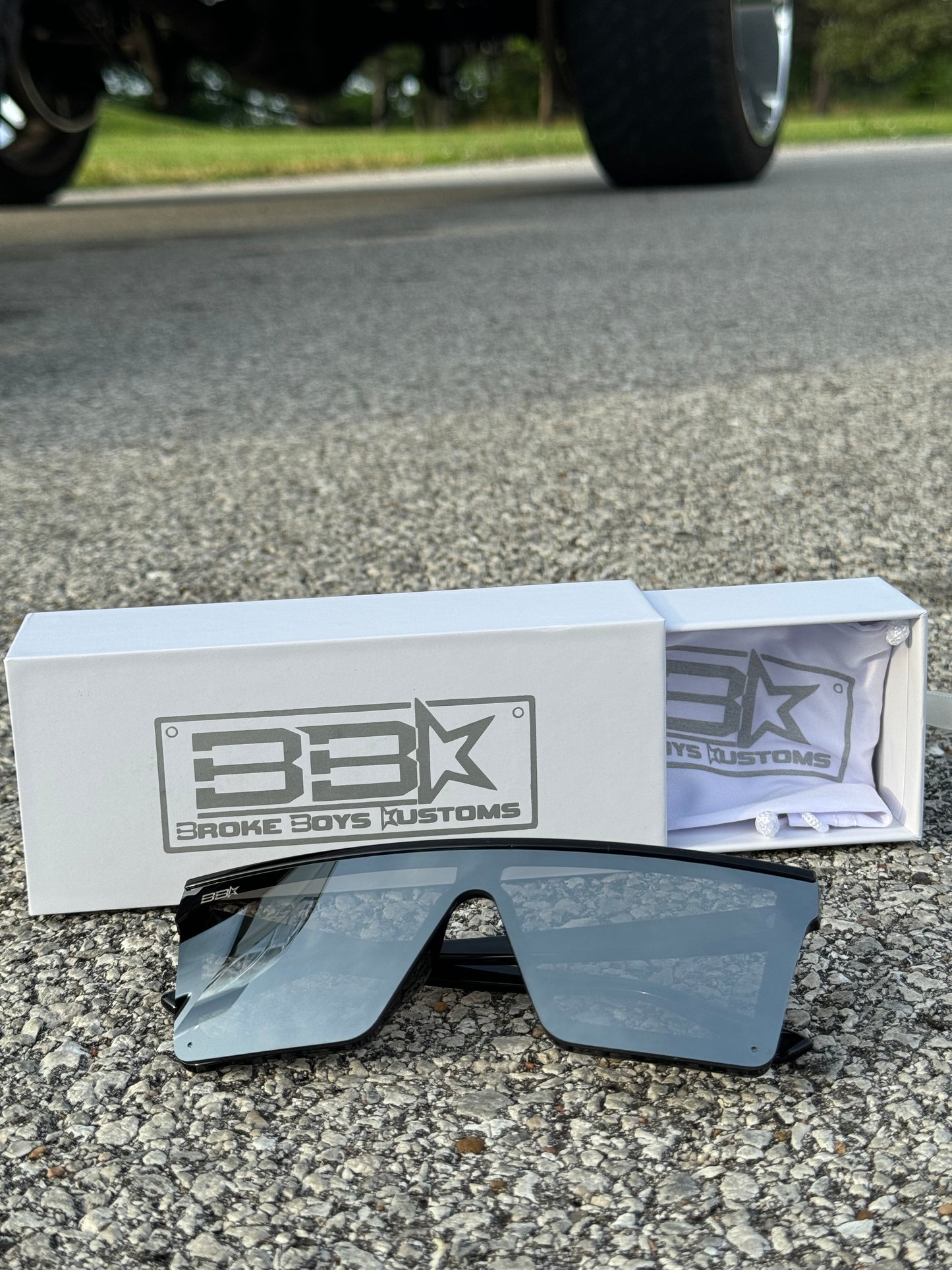 Silver Lens Black Frame
