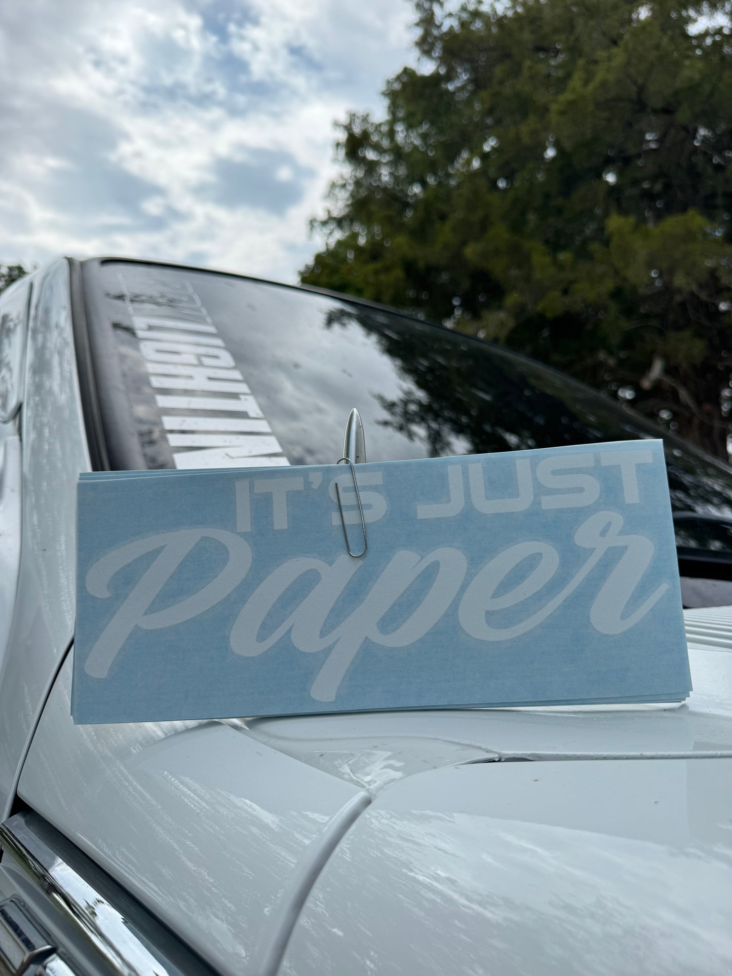 It’s Just Paper Decal