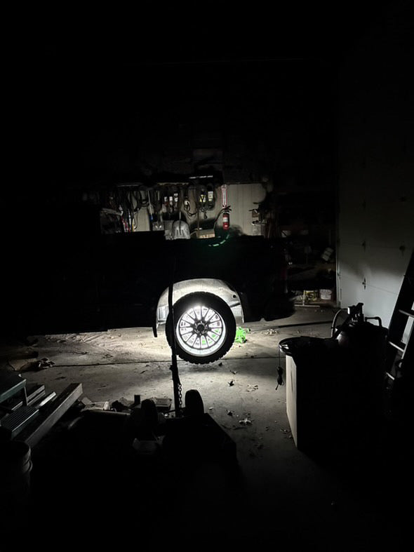 Double Row Pure White Wheel Light Kit