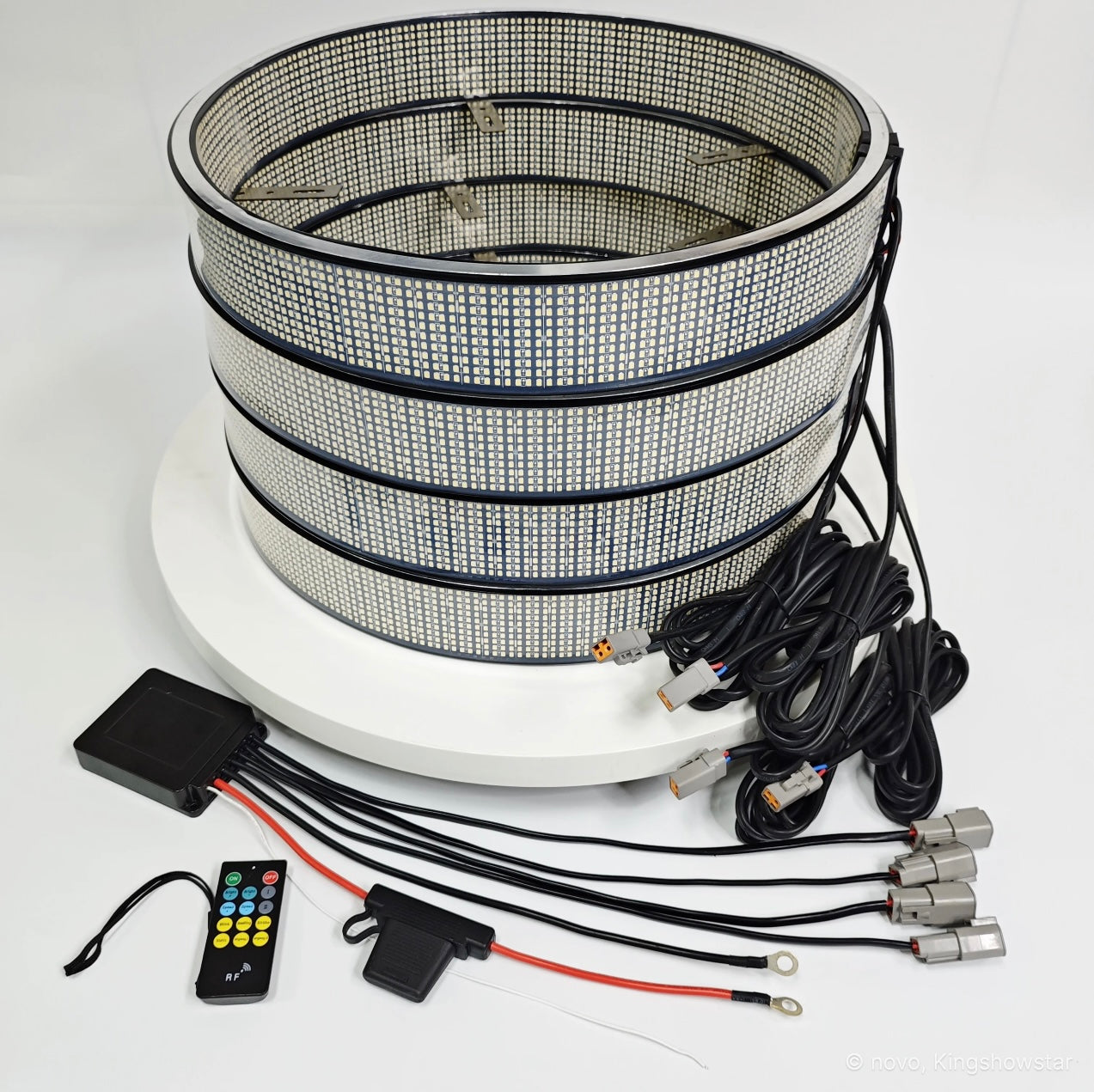 20 Row Pure White Wheel Light Kit
