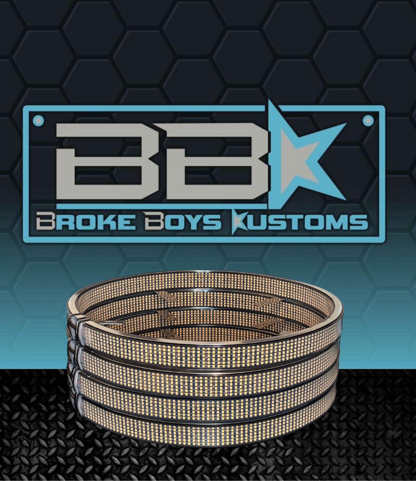 12 Row Switchback Wheel Light Kit